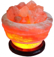 Солевая лампа ВАЗА С КАМНЯМИ  3,5-3,9 кг